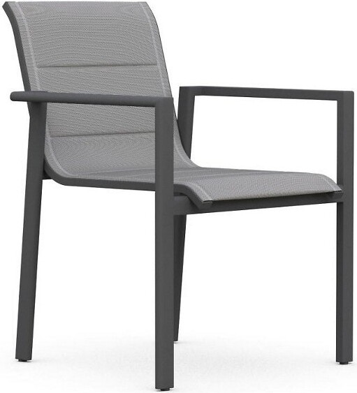 Azzurro Living Amalfi Outdoor Dining Chair, Set of 4 in Grey