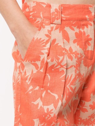 Alexis Talbot botanical print shorts