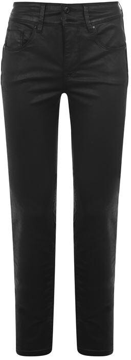 salsa black coated jeans