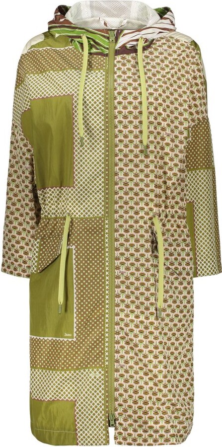 Herno Jacquard Drawstring Hooded Coat