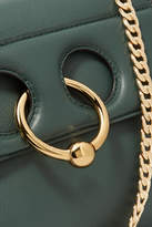 Thumbnail for your product : J.W.Anderson Pierce Mini Leather Shoulder Bag - Dark green
