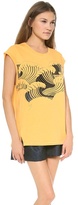 Thumbnail for your product : 3.1 Phillip Lim Tidal Waves Foiled Muscle Tank
