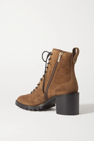 Thumbnail for your product : Jimmy Choo Cruz 65 Suede Boots - Beige