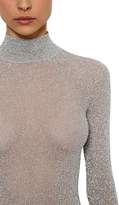Thumbnail for your product : Jil Sander Lurex Rib Knit Turtleneck Sweater