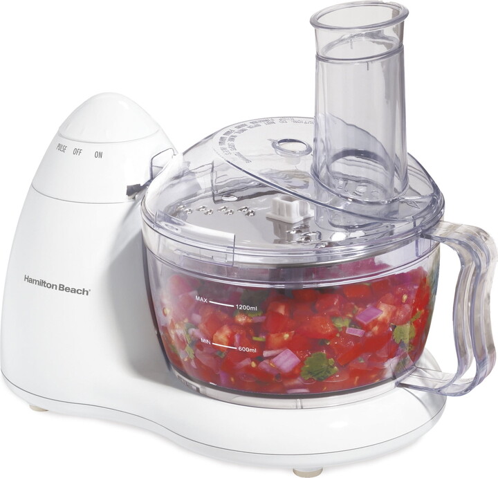 Hamilton Beach 8 Cup Electric Food Chopper & Mini Food Processor, White