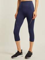 Thumbnail for your product : Pepper & Mayne Lily Jacquard Compression Performance Leggings - Womens - Navy