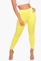 Thumbnail for your product : boohoo Skinny Stretch Scuba Trousers