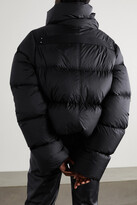 Thumbnail for your product : Rick Owens Cropped Quilted Shell Down Jacket - Black