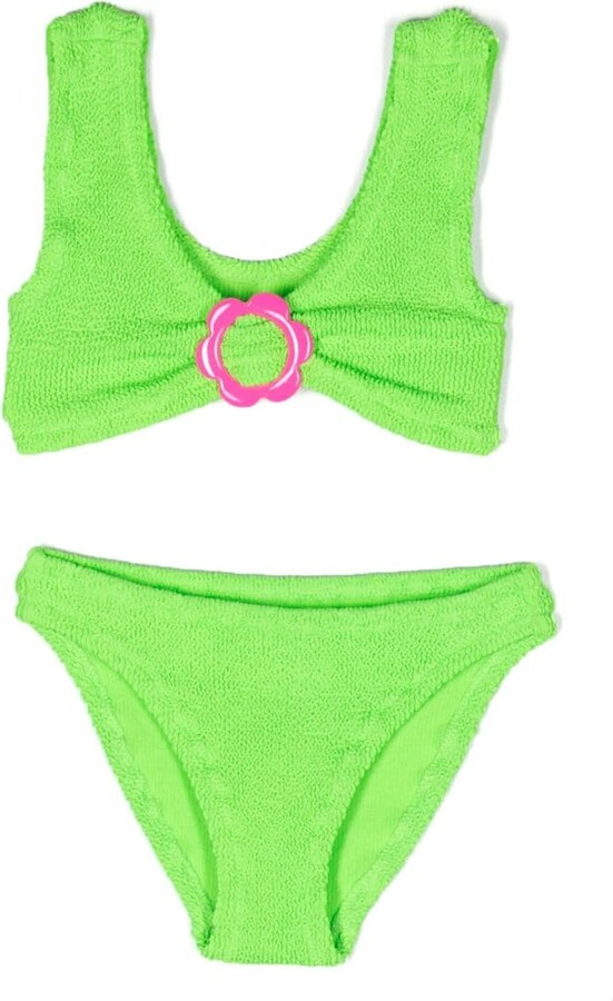 MC2 Saint Barth Kids Crinkled Floral-Buckle Bikini - ShopStyle Girls'  Swimwear