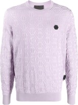 Thumbnail for your product : Philipp Plein Logo-Jacquard Pullover
