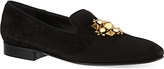 Thumbnail for your product : Louis Leeman Stud design slippers
