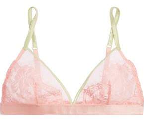 Mimi Holliday Satin-Trimmed Lace Soft-Cup Bra