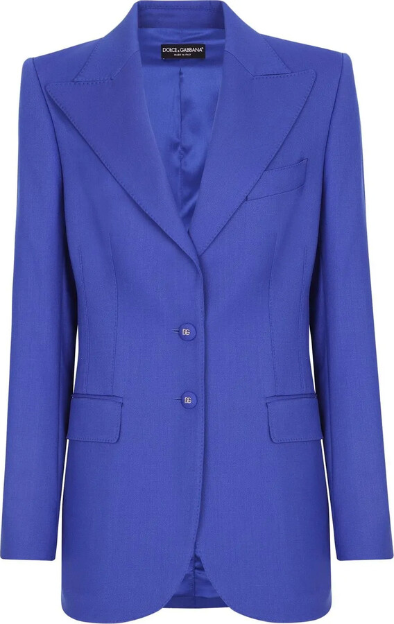 Dolce & Gabbana Single-Breasted Wool Blazer