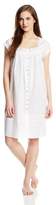 Thumbnail for your product : Eileen West Women's Short Button Front Cotton Lawn Robe