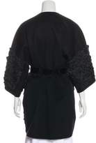 Thumbnail for your product : Louis Vuitton Ruffled Wool Coat