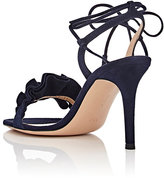 Thumbnail for your product : Gianvito Rossi WOMEN'S FLORA SUEDE ANKLE-TIE SANDALS