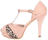 Thumbnail for your product : PeepToe Gianna di Firenze VALERIA heels crema