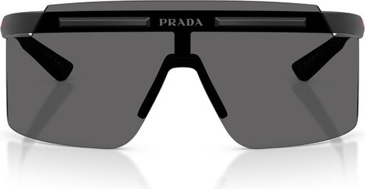 Prada Linea Rossa Prada Linea Ross Rectangle Frame Sunglasses