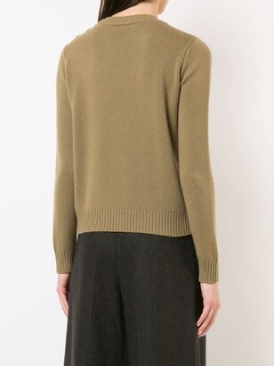 ALEXANDRA GOLOVANOFF Long-Sleeve Fitted Sweater