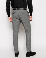 Thumbnail for your product : ASOS Skinny Fit Suit Pants In Irregular Check
