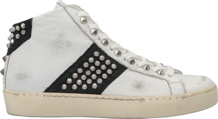 LEATHER CROWN: sneakers for man - White | Leather Crown sneakers MLC06  online at GIGLIO.COM