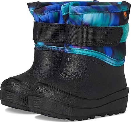 Bogs Baby Snow Shell - Northern Lights (Toddler) Kids Shoes Black : 6 Toddler M, Textile
