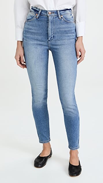 Wrangler Heritage Wriggler High Rise Skinny Jeans - ShopStyle