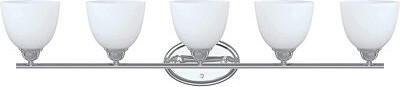 Latitude Run Movico 5 - Light CHROME Vanity Light
