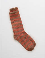 Thumbnail for your product : aerie Glitter Stripe Crew Socks