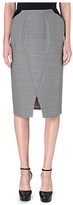Thumbnail for your product : Thom Browne Seamed pencil skirt Black/white