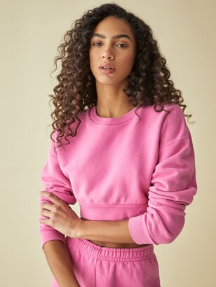 Reformation cropped sweatshirt Clearance