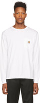 Thumbnail for your product : Carhartt Work In Progress White Pocket Long Sleeve T-Shirt