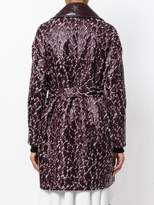 Thumbnail for your product : Versace textured trench coat