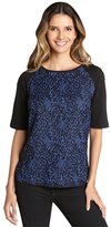 Thumbnail for your product : Walter navy and black three quarter 'Lavana' top