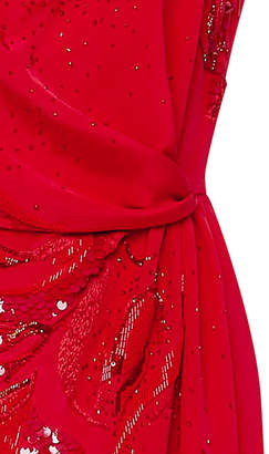 Emilio Pucci Embellished Asymmetric Gown