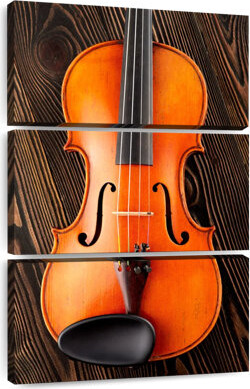 Ebern Designs Abarca Violin On Wooden Table