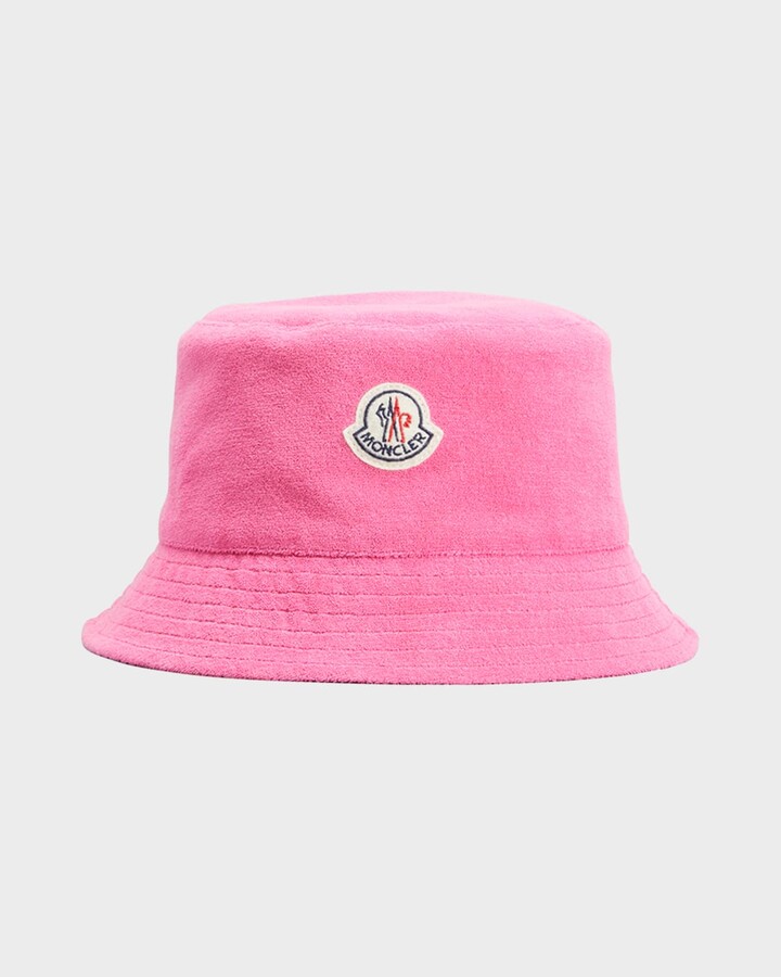 Moncler Terry Cloth Logo Bucket Hat ShopStyle