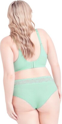 HIPS & CURVES  Women's Plus Size Smooth Plunge Bra - honeydew - 38D -  ShopStyle