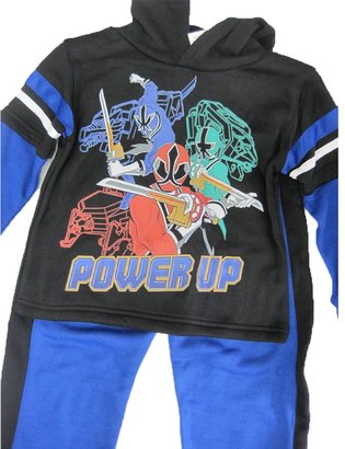 Power Rangers Little Boys Royal Blue Superhero Print 2 Pc Pants Set