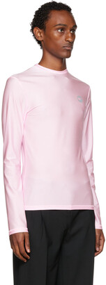 Coperni Pink Sculptural Long Sleeve T-Shirt