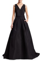 Thumbnail for your product : Carolina Herrera Flared Silk Gown