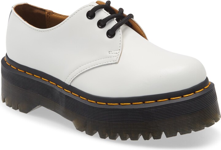 white platform dr martens