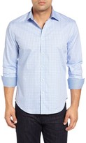 Thumbnail for your product : Bugatchi Men's Shaped Fit Tattersall Sport Shirt