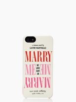 Thumbnail for your product : Kate Spade Marry me iphone 5 case
