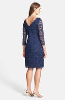 Thumbnail for your product : Marina Embellished Lace Sheath Dress