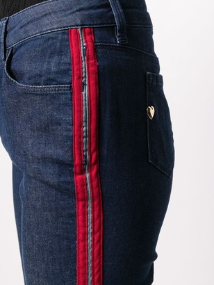 Twin-Set Side Stripe Flared Jeans