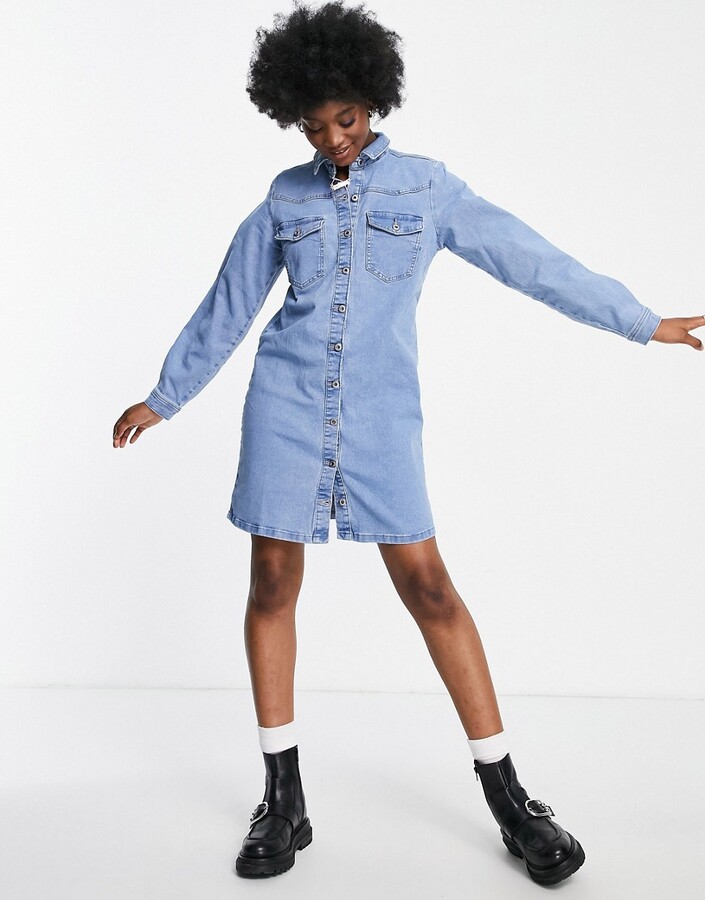 Light Blue Shirt Dress | Shop the world's largest collection of 