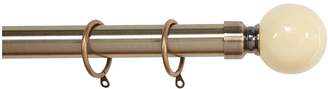 Very Painted Ball Finial Curtain Pole in 3 Colour Options - 90-160cm