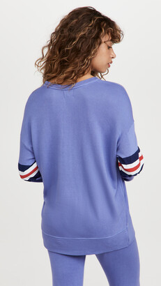 Sundry 3 Color Stripe Sweatshirt