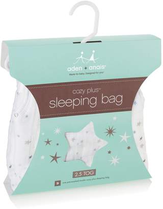 aden + anais Cozy Plus 100% Cotton Muslin Small Sleeping Bag in Night Sky Starburst
